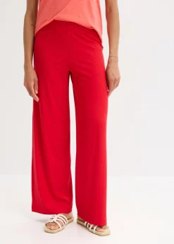 Pantalón palazzo con cintura cómoda