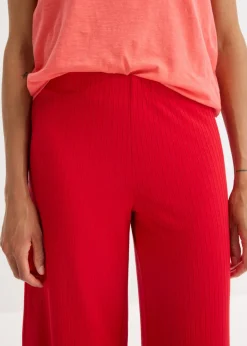 Pantalón palazzo con cintura cómoda
