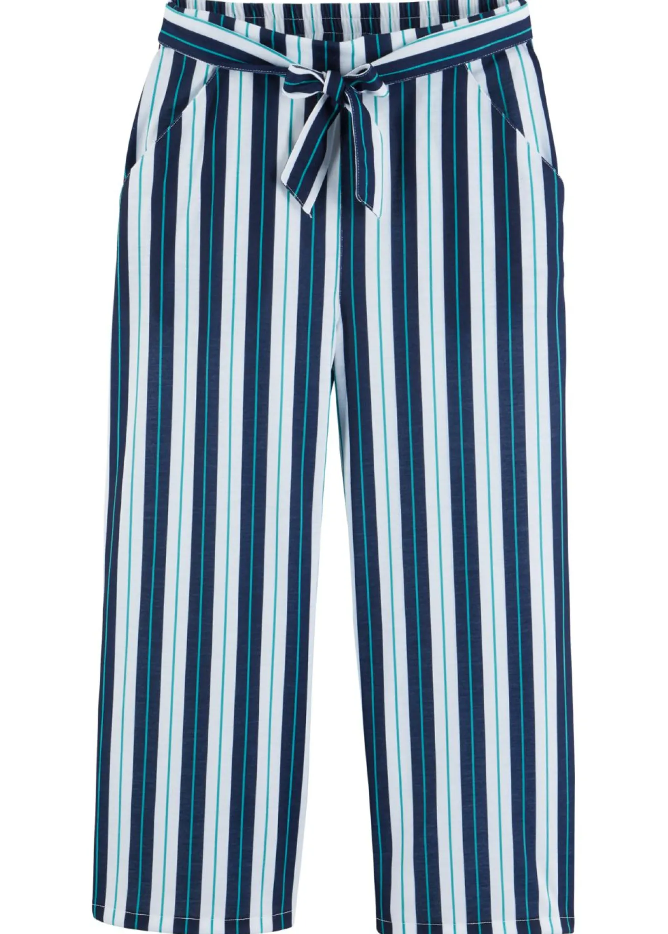 Pantalón palazzo con cinturilla elástica