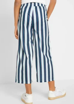 Pantalón palazzo con cinturilla elástica