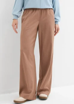 Pantalón palazzo con cintura cómoda