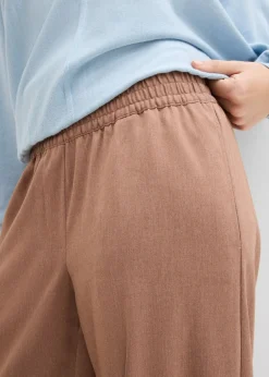 Pantalón palazzo con cintura cómoda