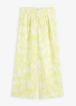 Pantalón palazzo con cintura cómoda