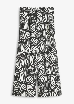 Pantalón palazzo con cintura cómoda