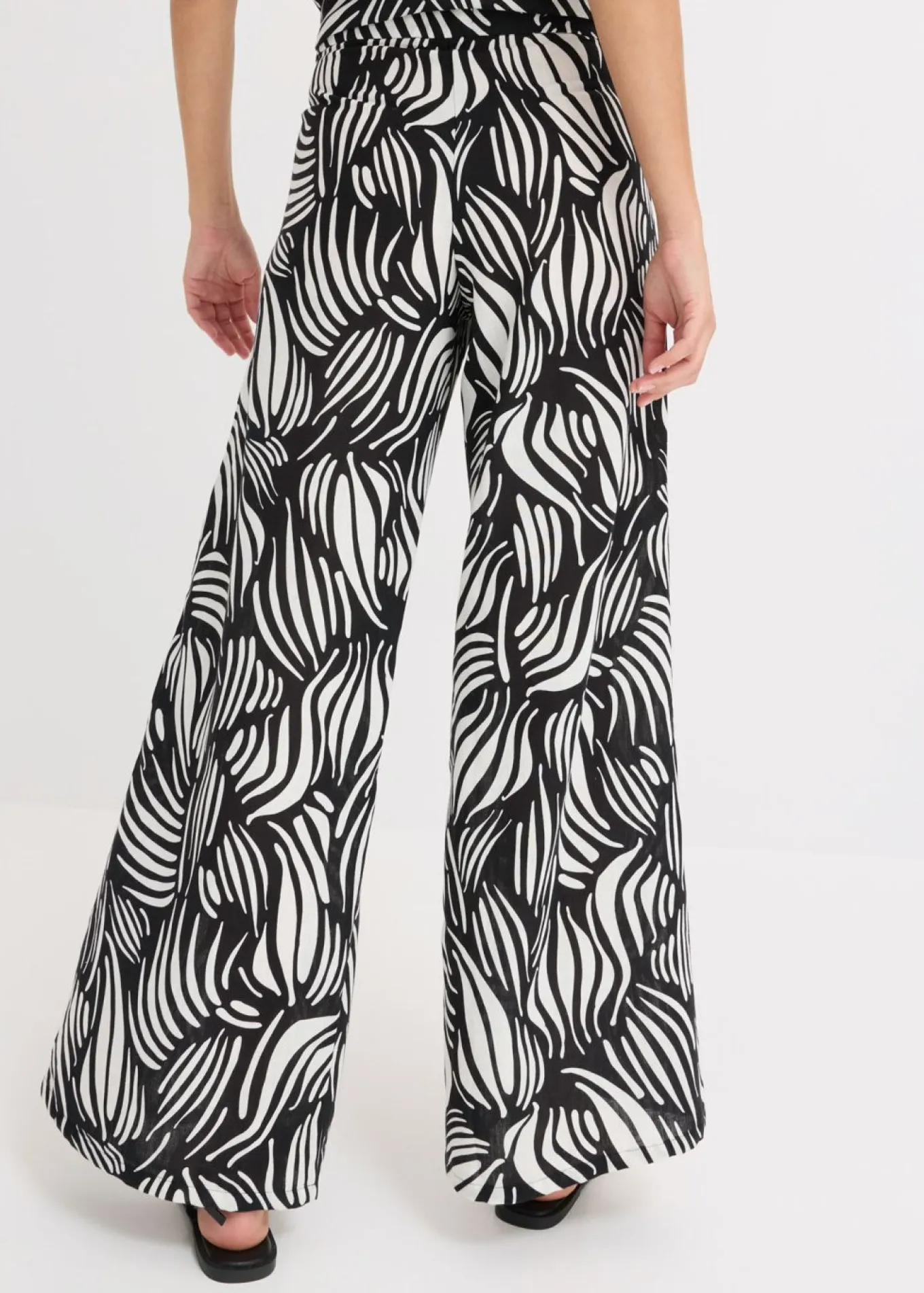 Pantalón palazzo con cintura cómoda