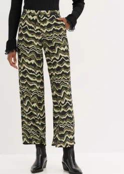 Pantalón palazzo de crepé de viscosa
