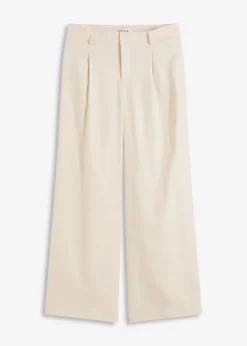 Pantalón palazzo de lino