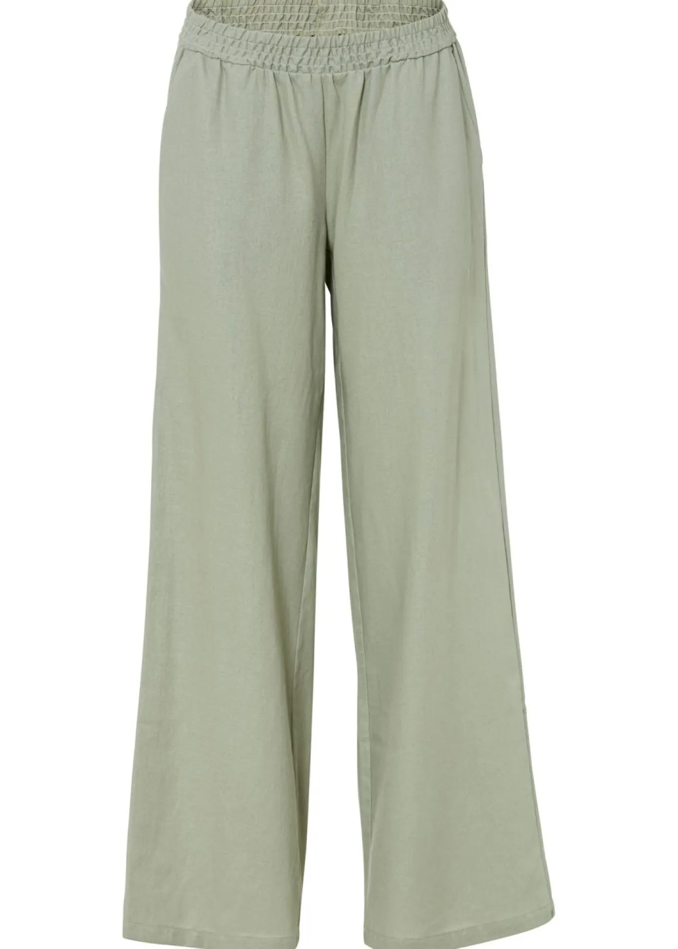 Pantalón palazzo de lino