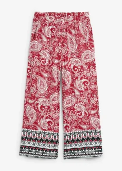 Pantalón palazzo de mezcla suave de viscosa