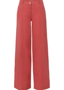 Pantalón palazzo de mezcla de lino