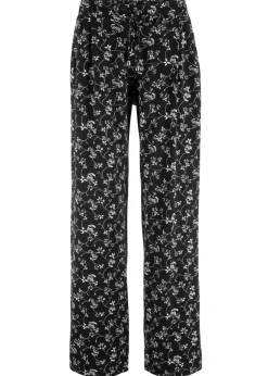 Pantalón palazzo de mezcla de viscosa