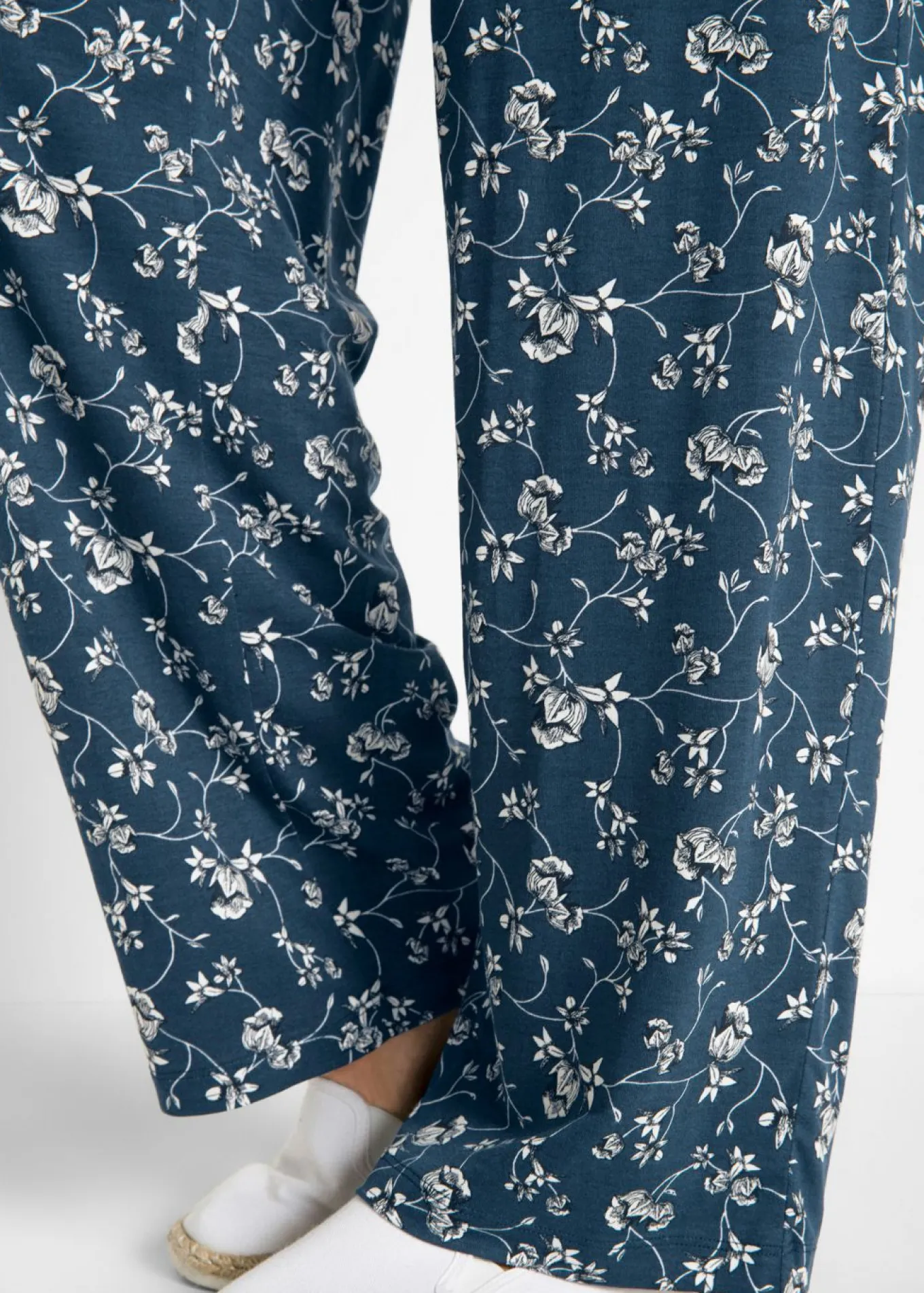 Pantalón palazzo de mezcla de viscosa