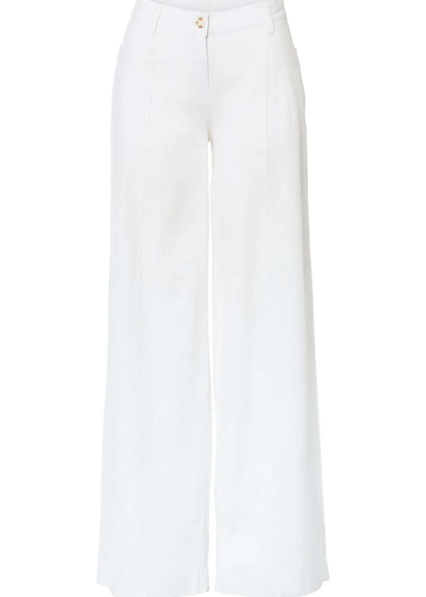 Pantalón palazzo de mezcla de lino