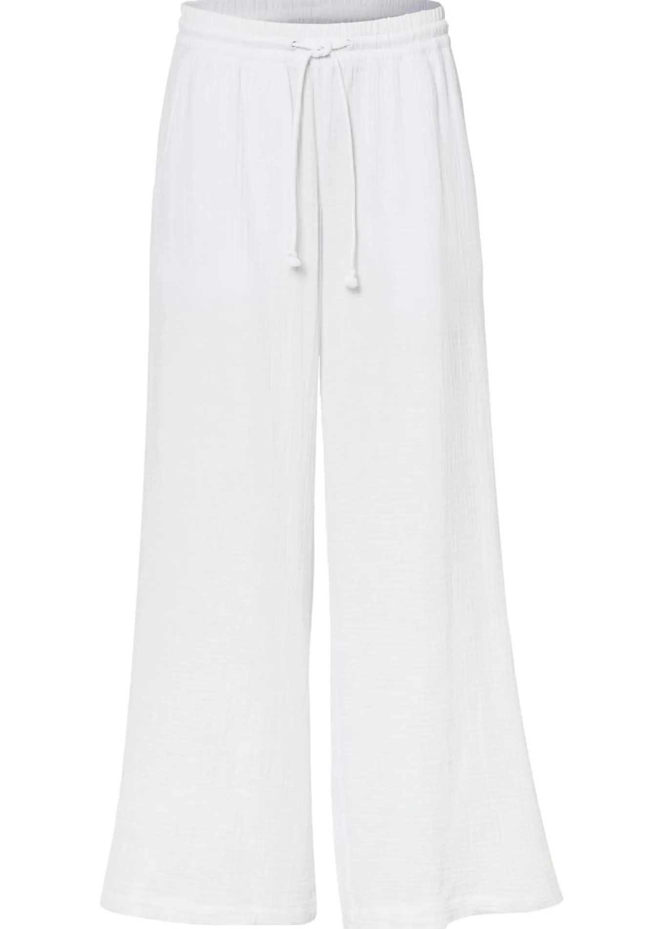 Pantalón palazzo de muselina