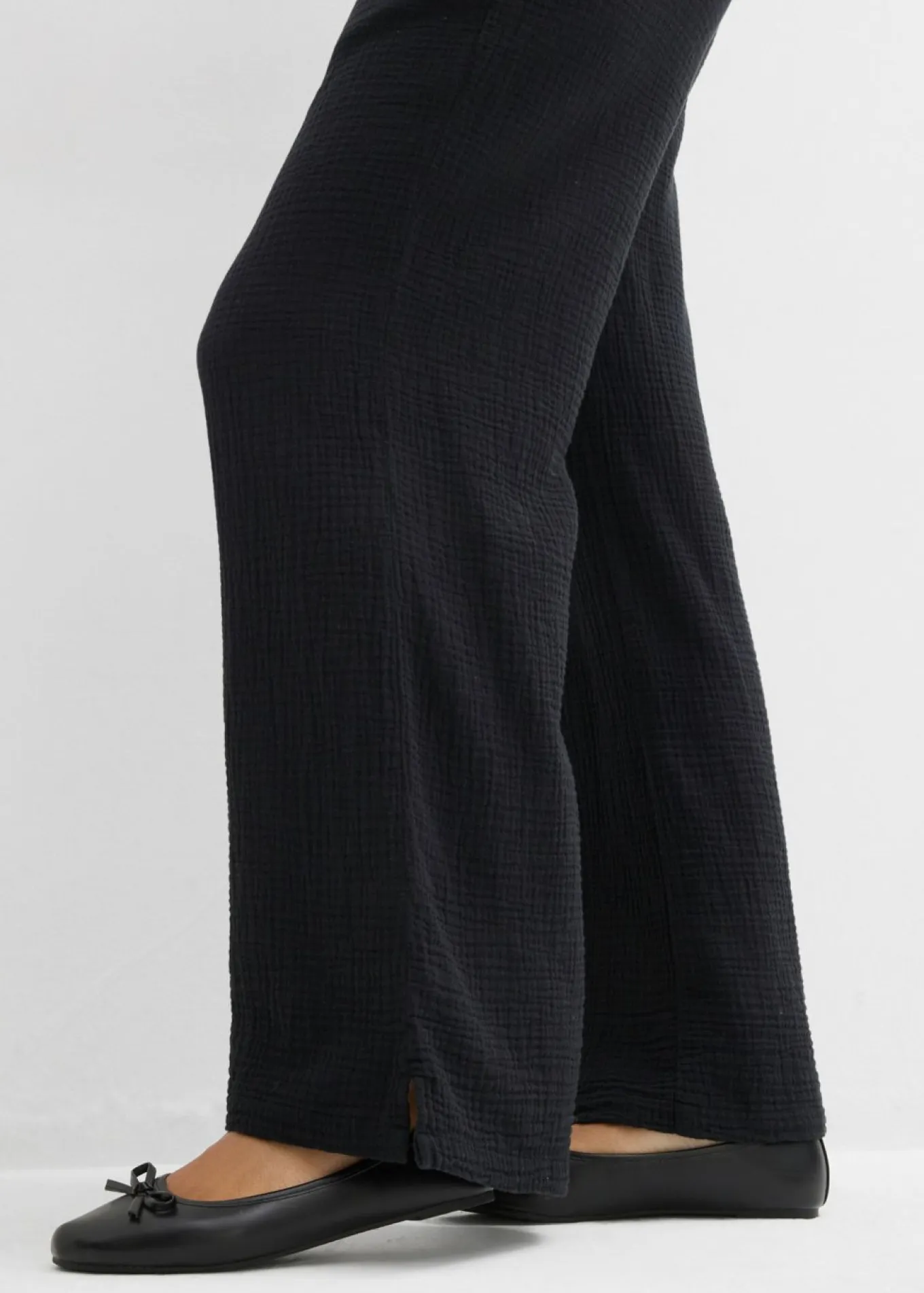 Pantalón palazzo de muselina