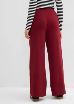 Pantalón palazzo de neopreno suave