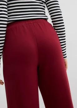 Pantalón palazzo de neopreno suave