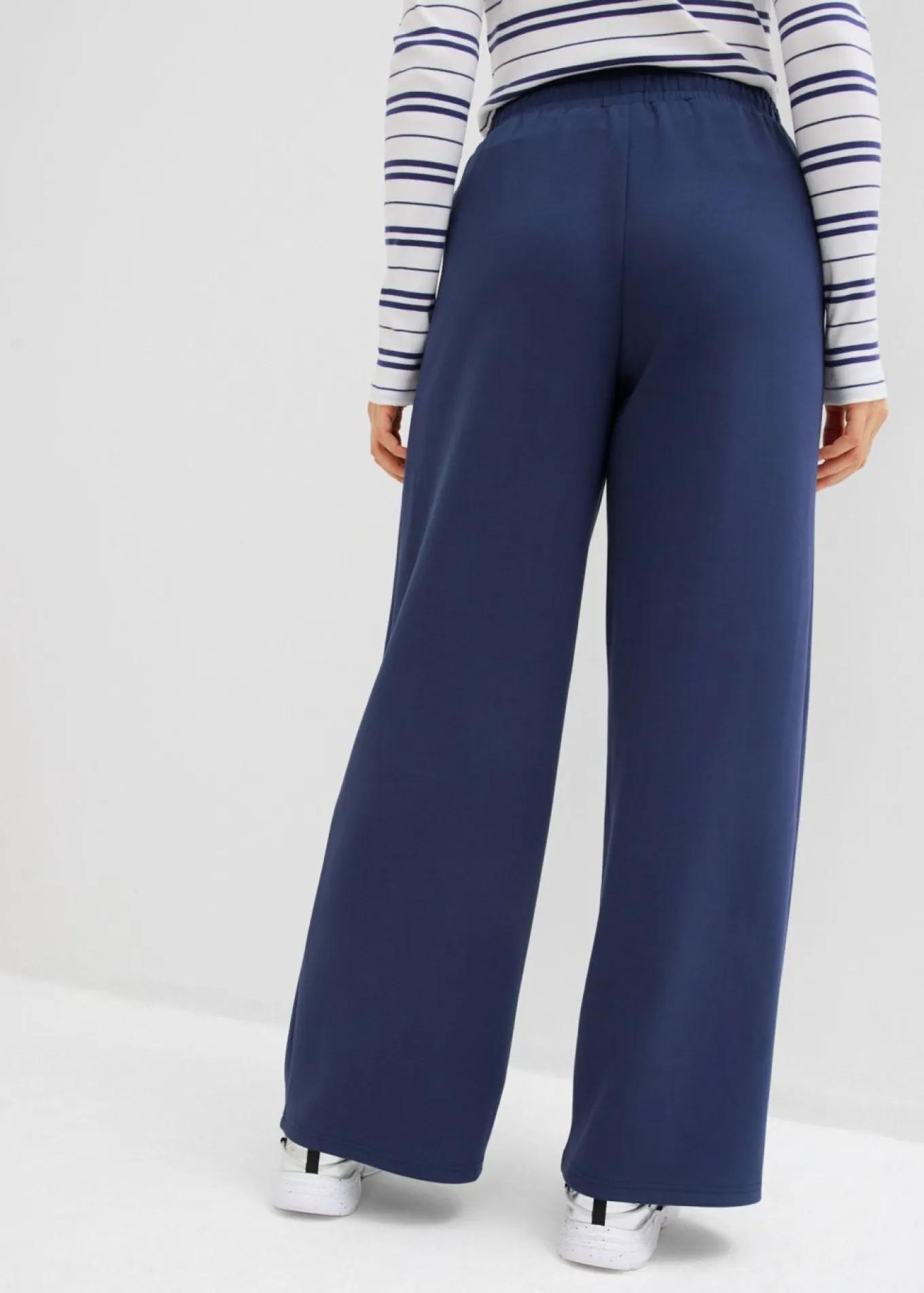 Pantalón palazzo de neopreno suave