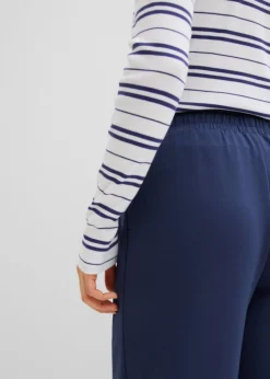 Pantalón palazzo de neopreno suave