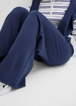 Pantalón palazzo de neopreno suave