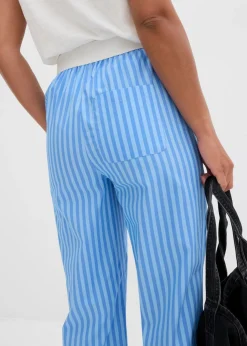 Pantalón palazzo de popelina