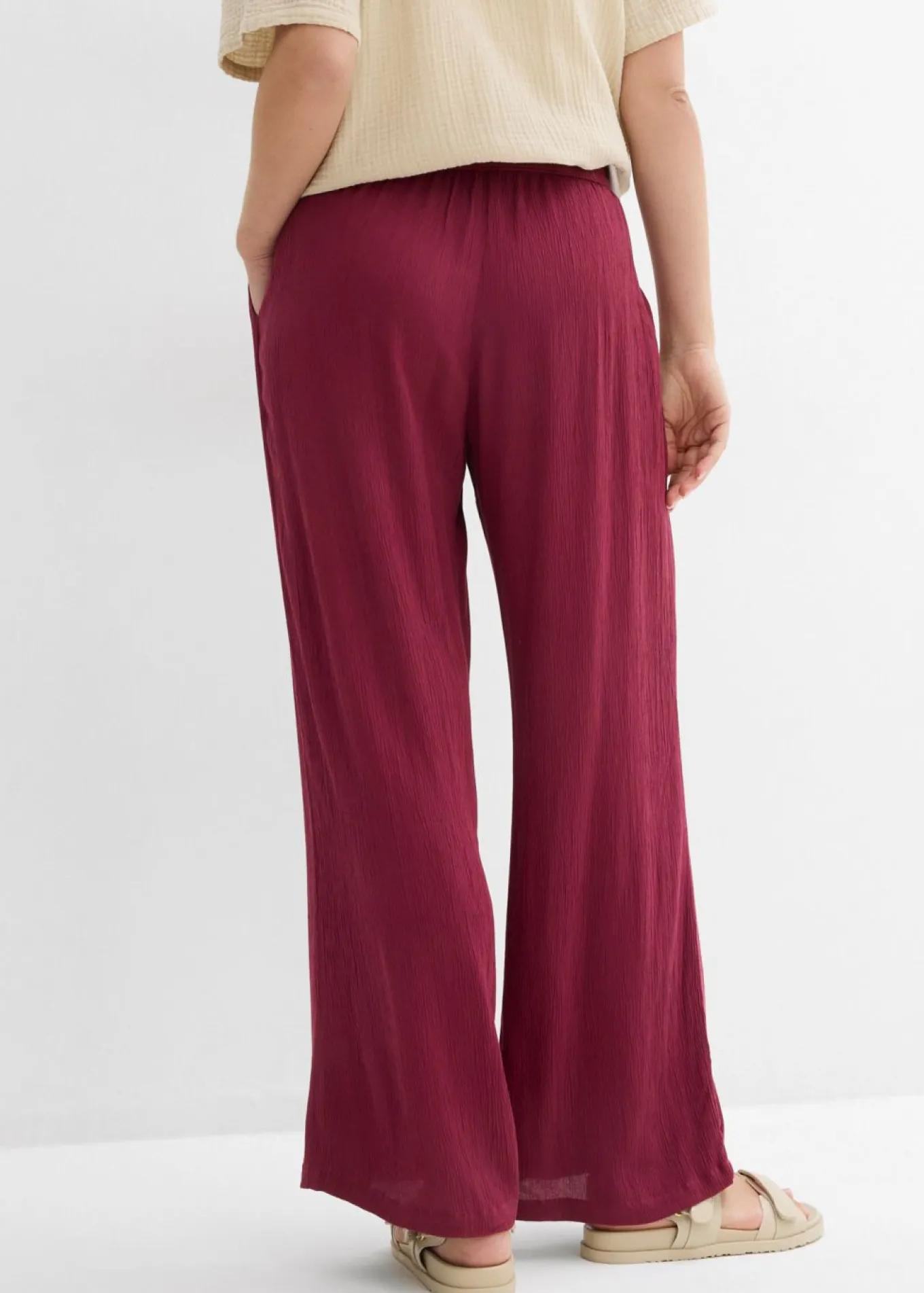 Pantalón Palazzo de viscosa suave