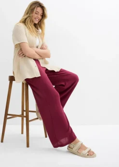 Pantalón Palazzo de viscosa suave