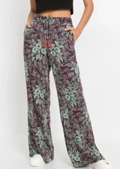 Pantalón Palazzo de viscosa fluida