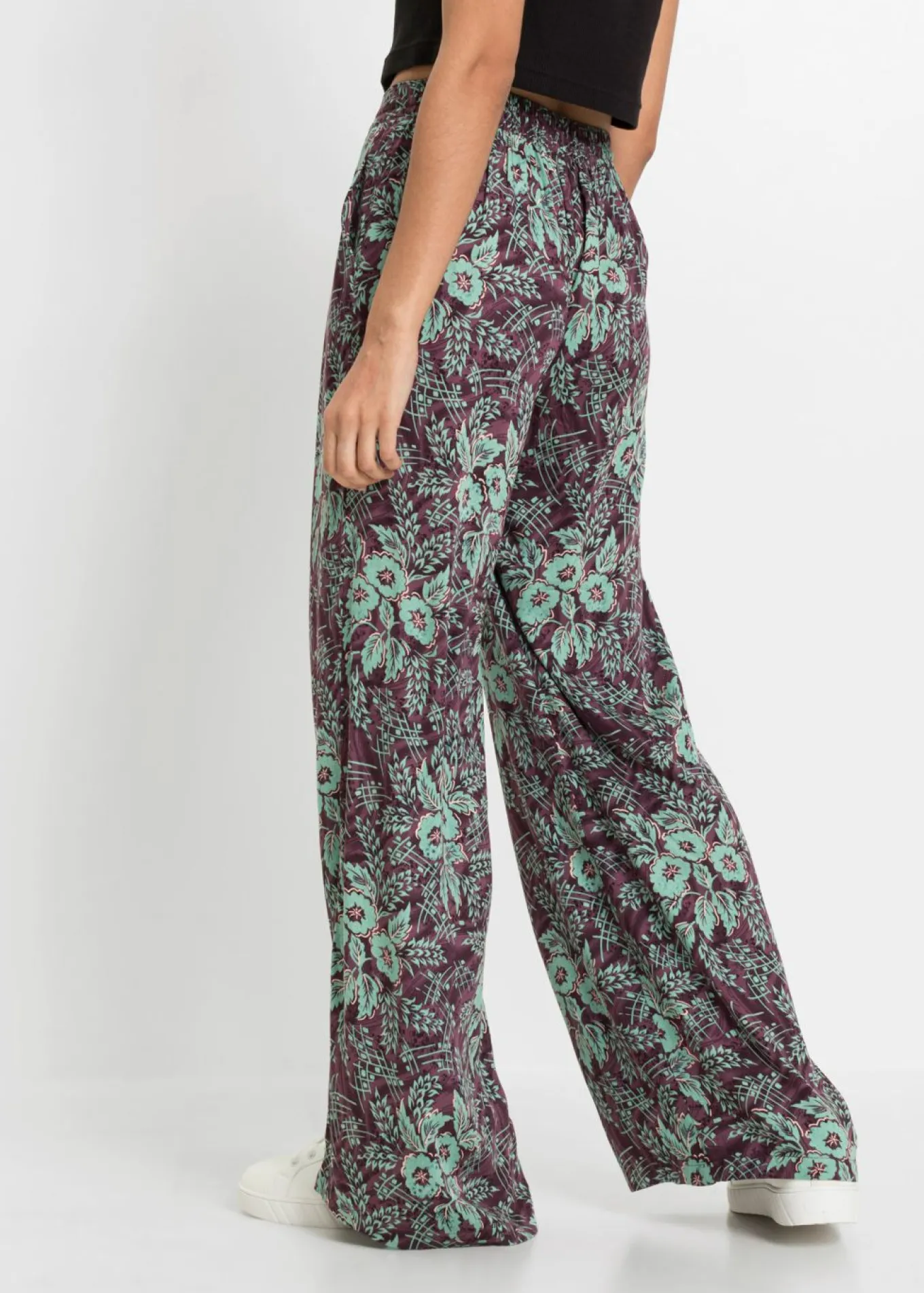 Pantalón Palazzo de viscosa fluida