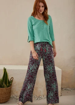 Pantalón Palazzo de viscosa fluida