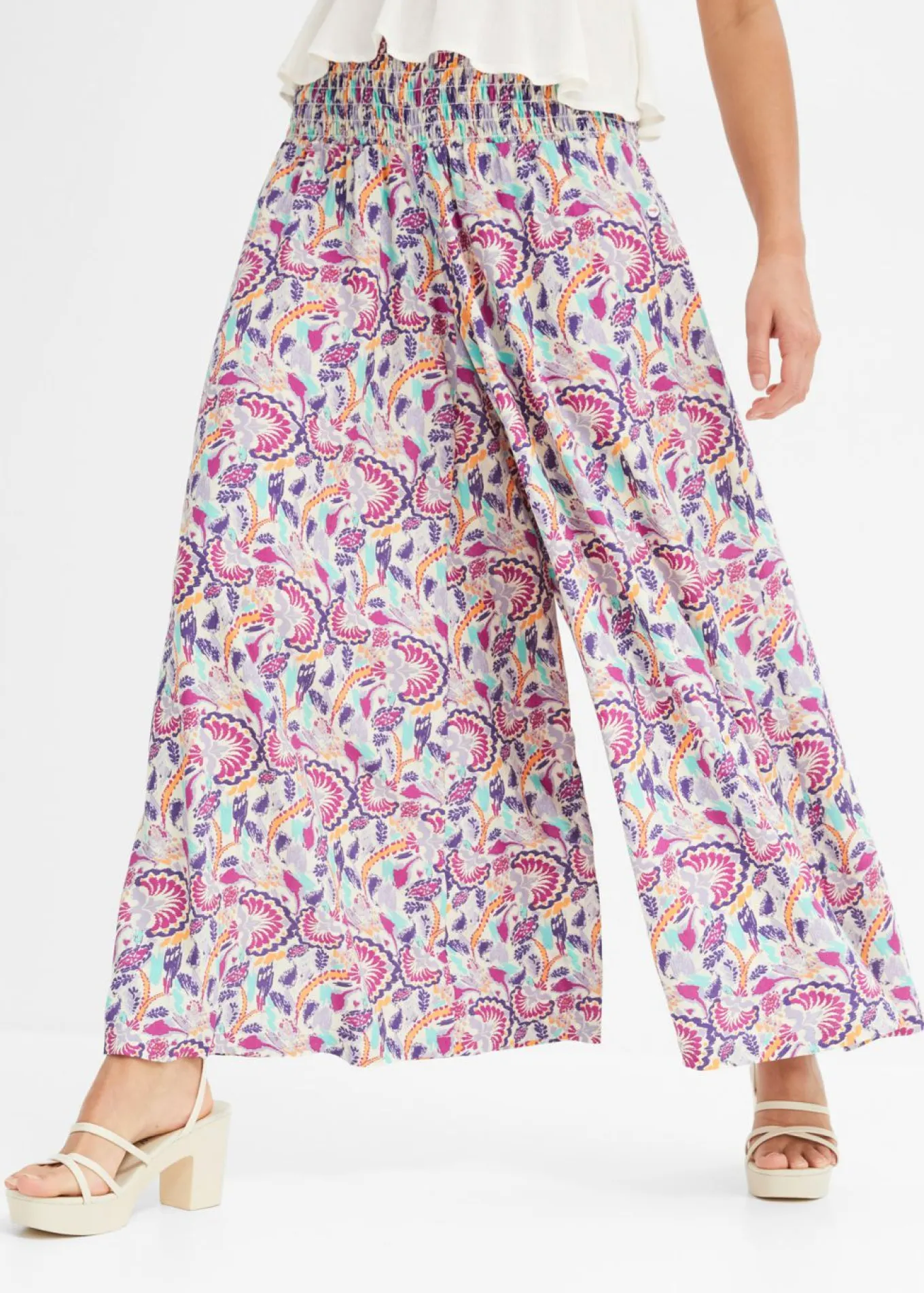 Pantalón Palazzo de viscosa fluida