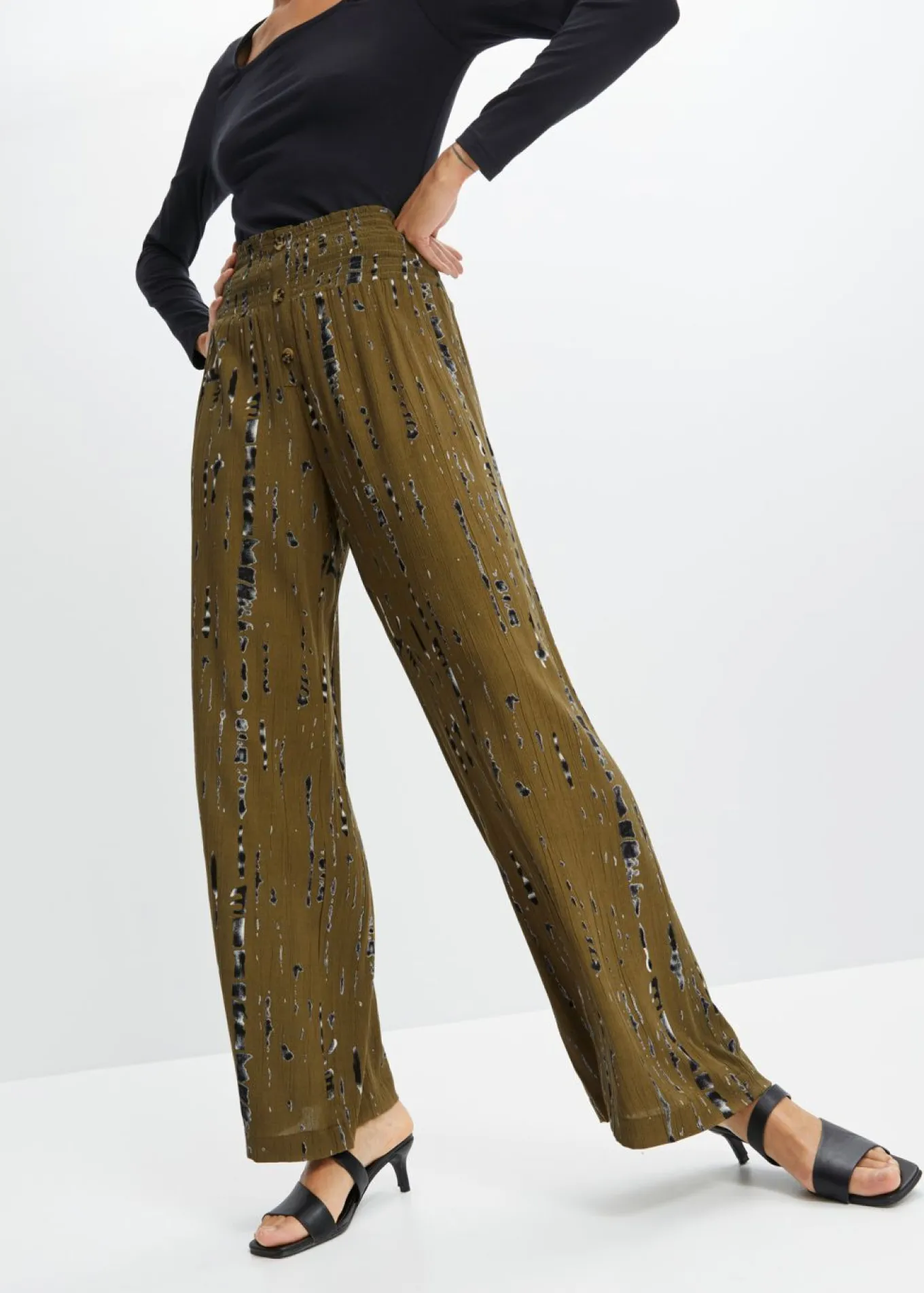 Pantalón Palazzo de viscosa fluida