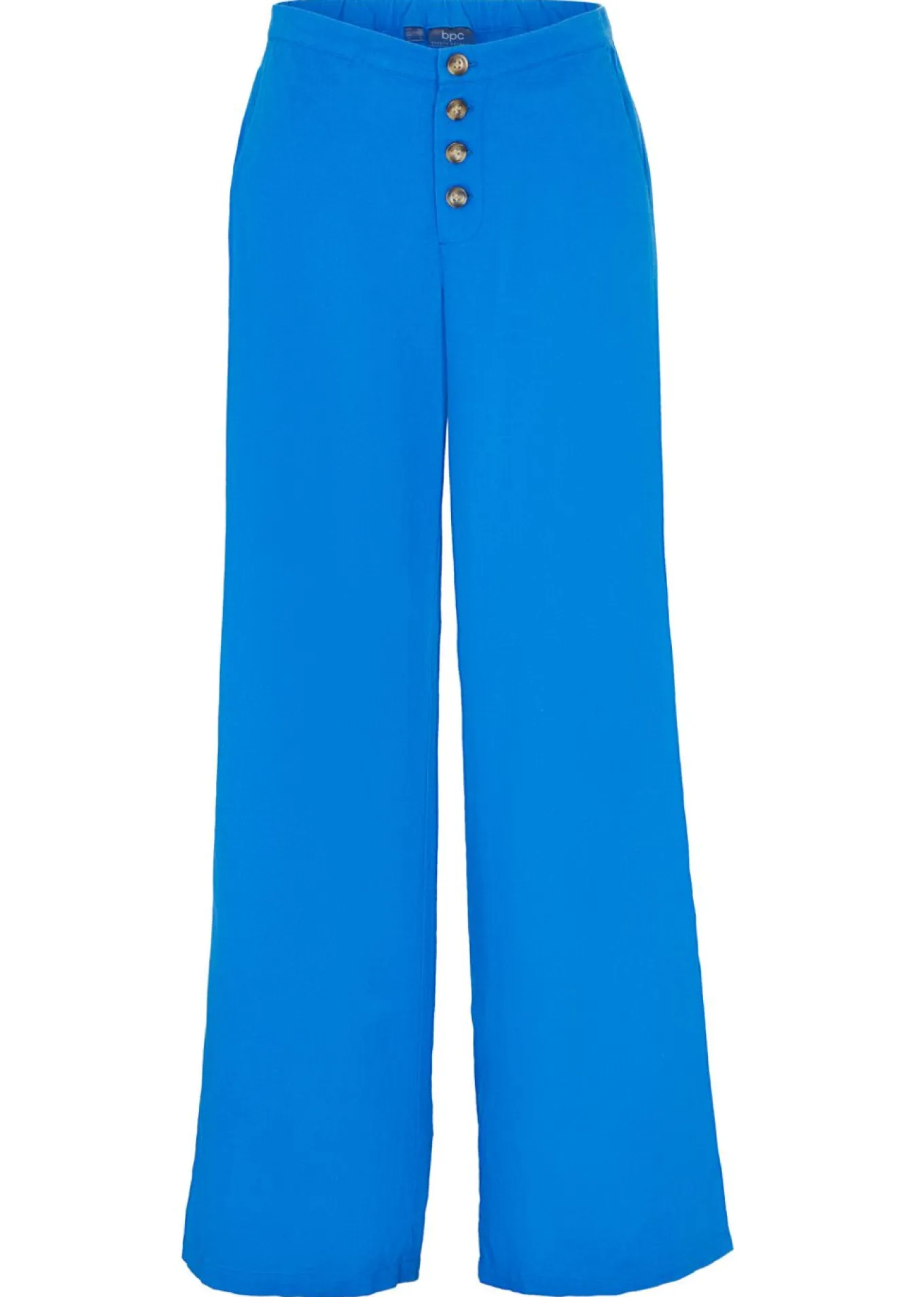 Pantalón palazzo largo con lino