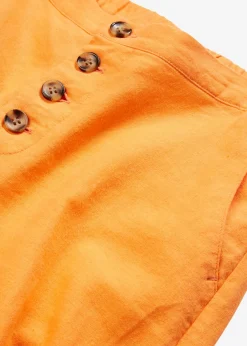 Pantalón palazzo largo con lino