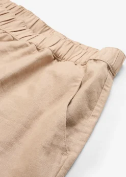 Pantalón pirata de mezcla de lino ligero