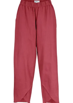 Pantalón pirata de mezcla de lino ligero