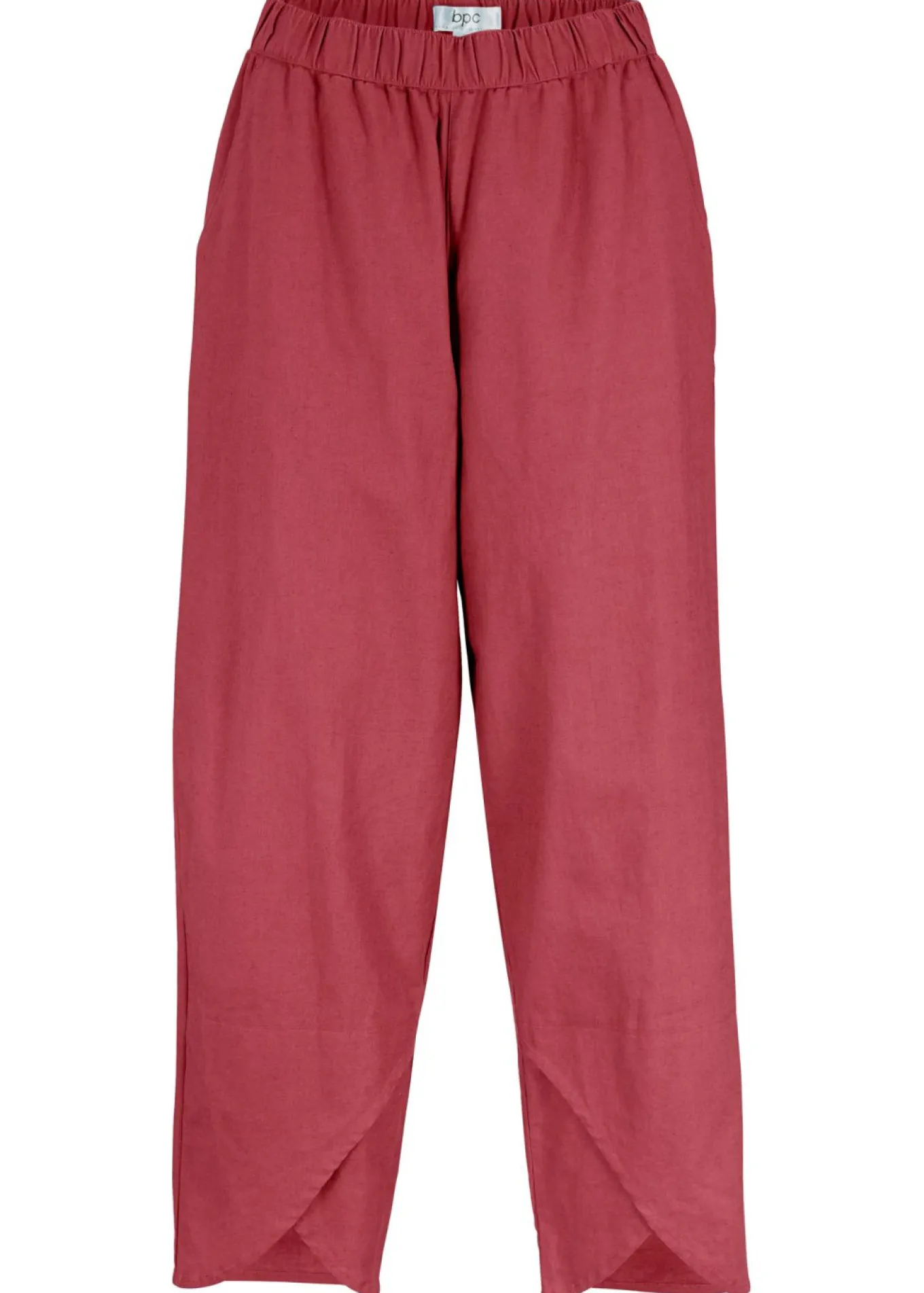 Pantalón pirata de mezcla de lino ligero