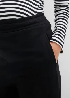 Pantalón premamá de algodón orgánico puro con dobladillo ajustable