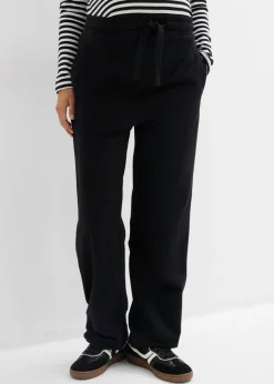 Pantalón premamá de algodón orgánico puro con dobladillo ajustable