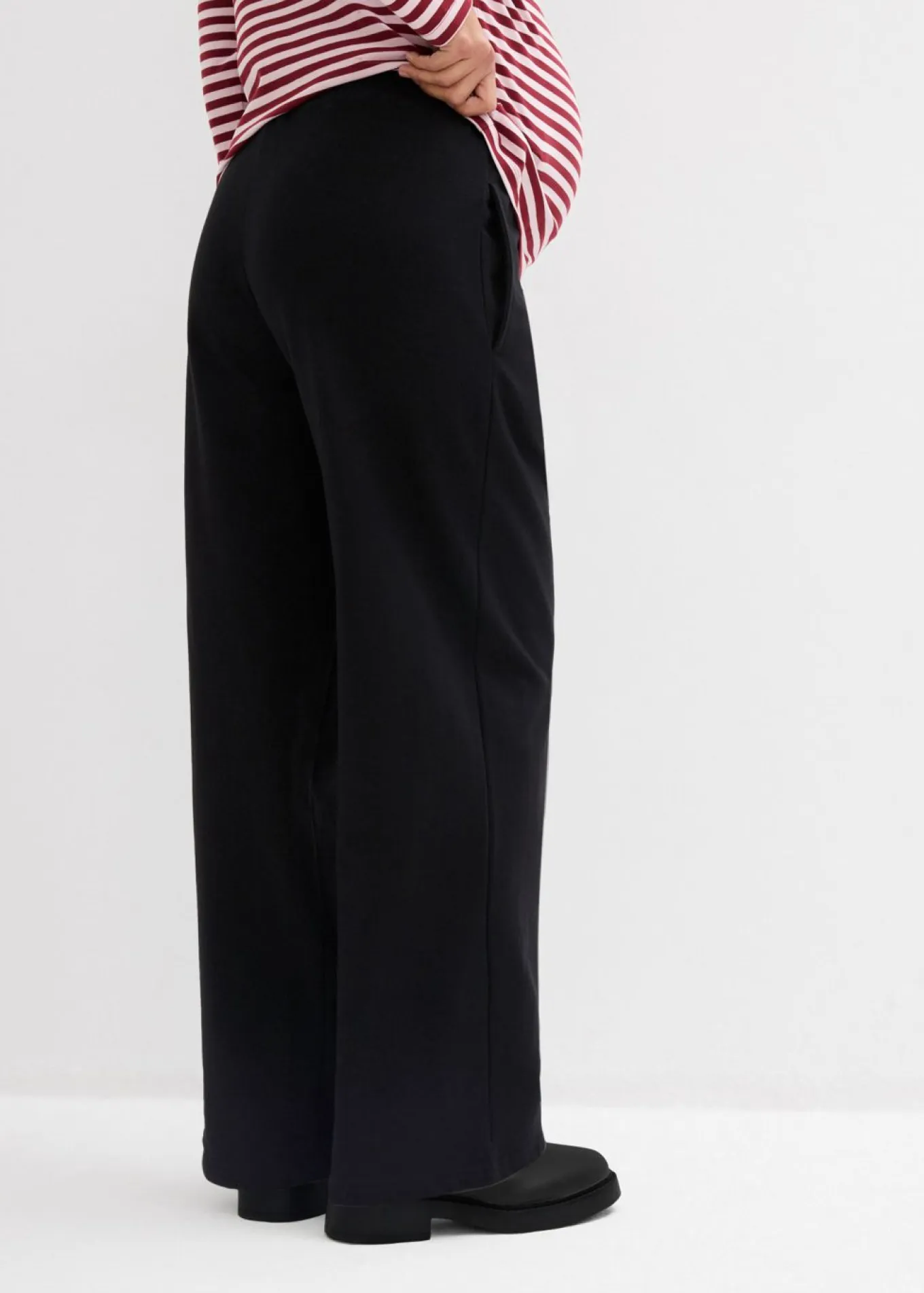 Pantalón premamá de chándal 2 en 1 con banda abdominal ajustable
