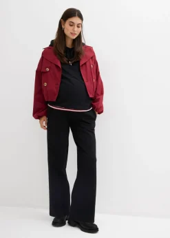 Pantalón premamá de chándal 2 en 1 con banda abdominal ajustable
