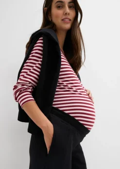 Pantalón premamá de chándal 2 en 1 con banda abdominal ajustable