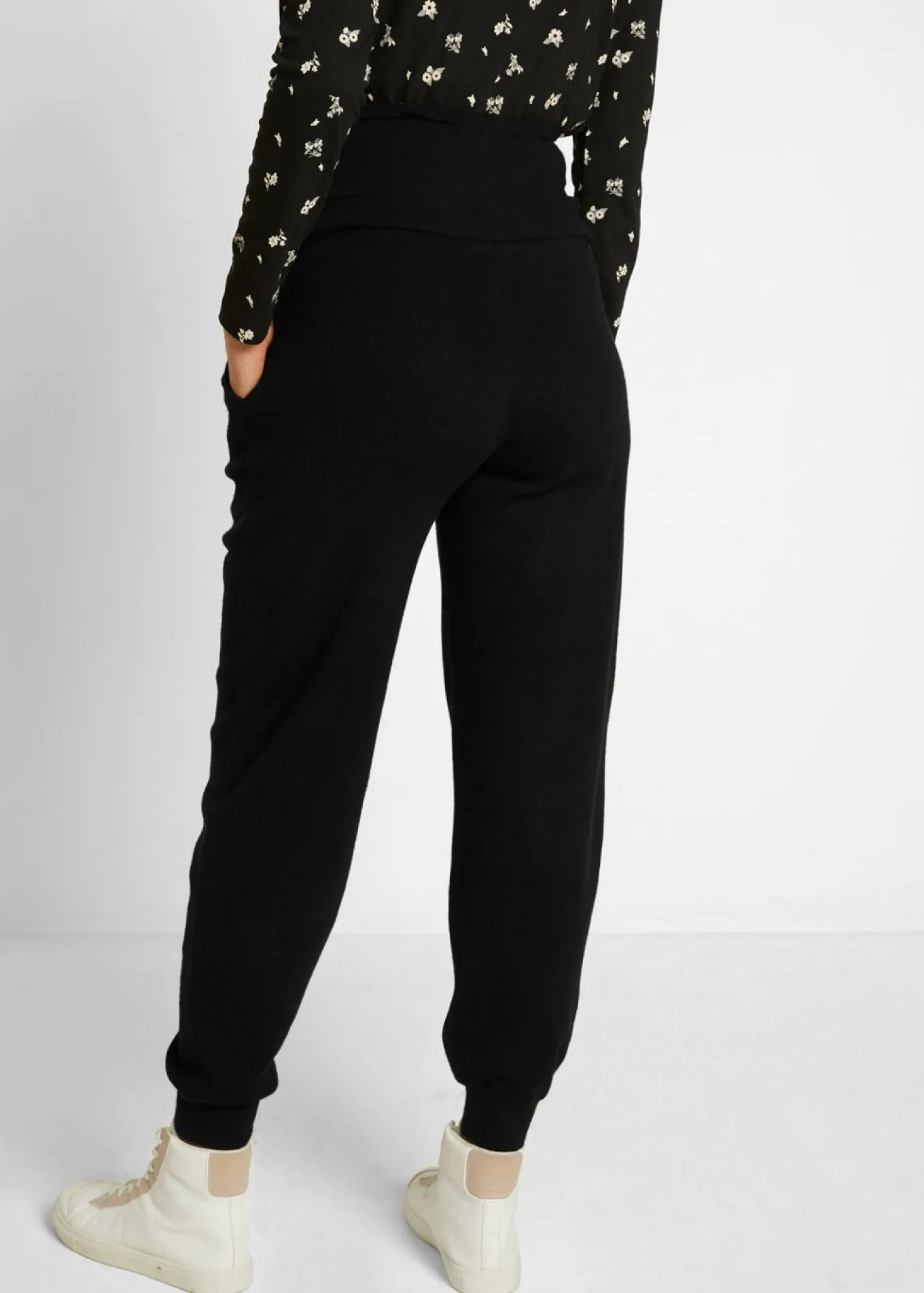 Pantalón premamá de punto fino