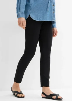 Pantalón premamá elástico con pernera acampanada