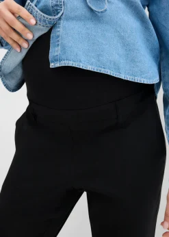 Pantalón premamá elástico con pernera acampanada