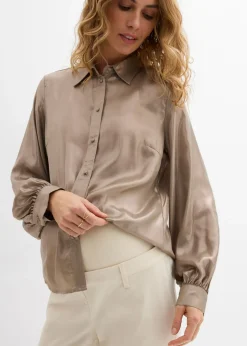 Pantalón premamá elástico con pernera acampanada