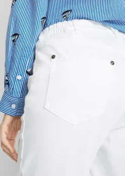 Pantalón recto cómodo con elástico