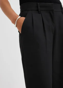 Pantalón sin cierre con estructura de sarga
