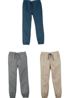 Pantalón sin cierre de algodón puro regular fit (3 unidades)