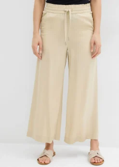Pantalón sin cierre de lyocell 7/8